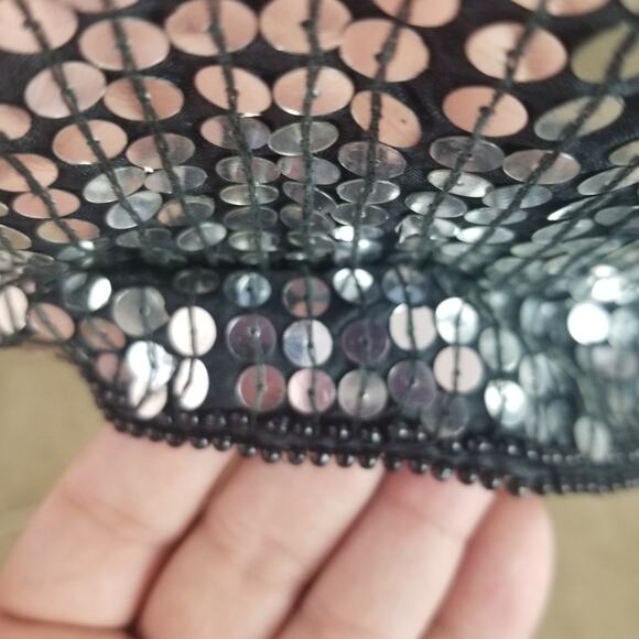 Vintage Jean for Joseph Le Bon Silk Sequins Top - Picture 3 of 7